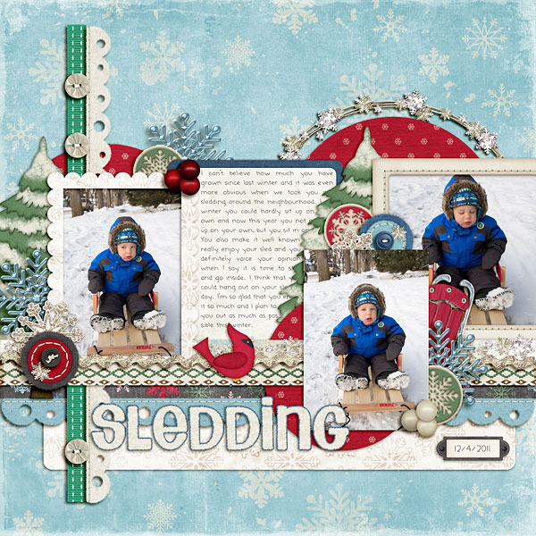 sledding