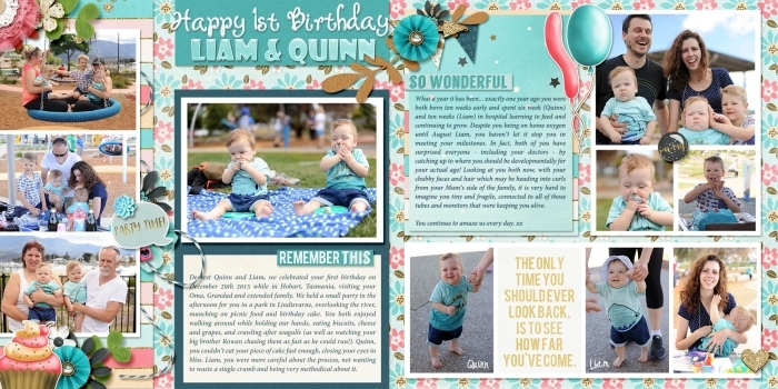 Twins 1st Birthday