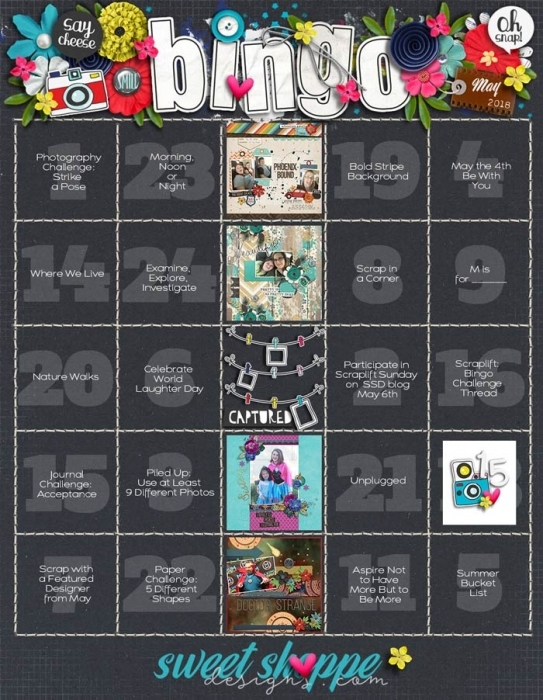 May Bingo Card 2018