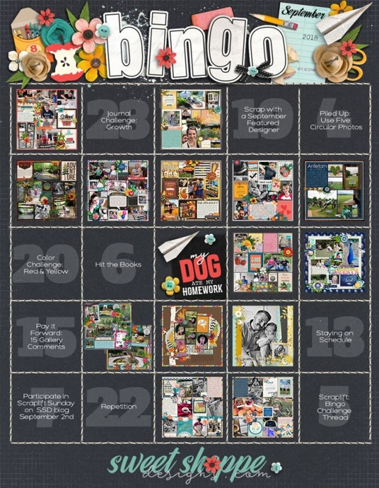 Bingo card September