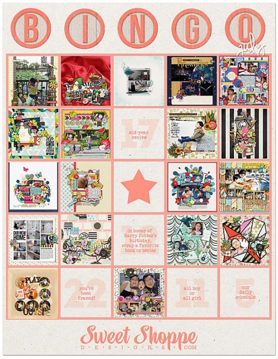 July 2015 Bingo