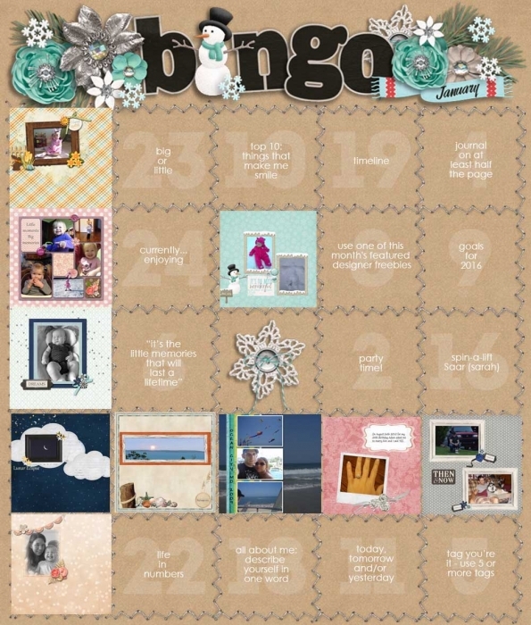 January Bingo