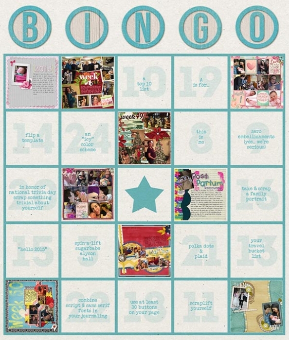 Jan Bingo Card