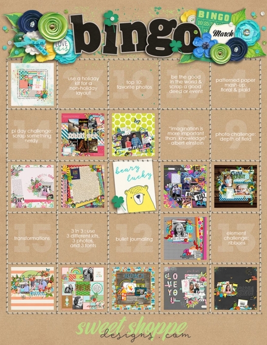 March Bingo Card