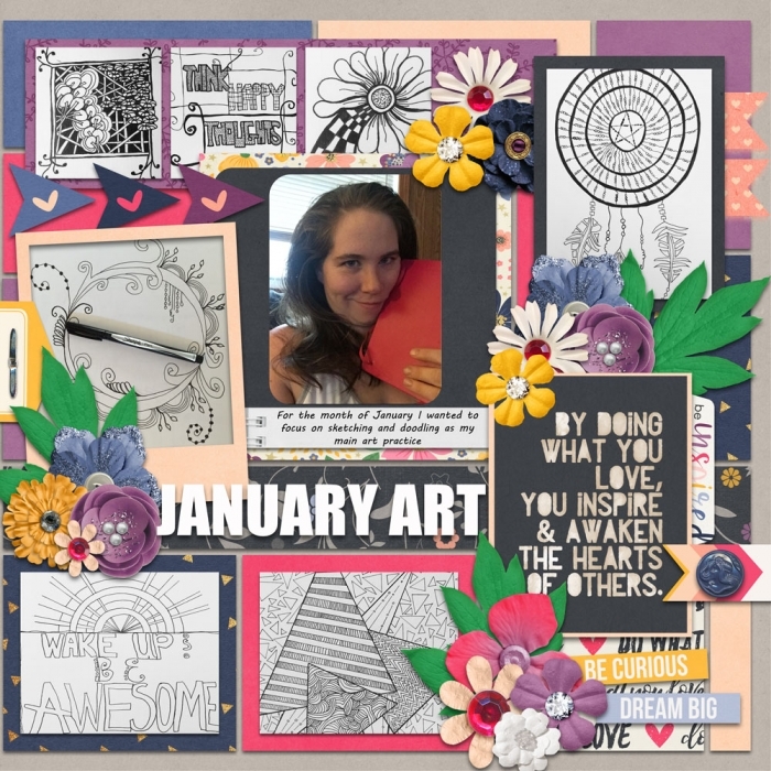 January Art (2016) - (left)