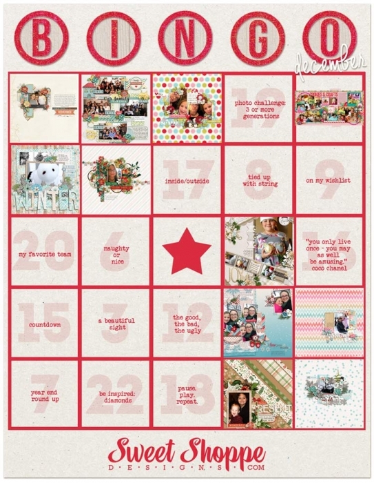 Lorij's Dec 2015 Bingo Tracker