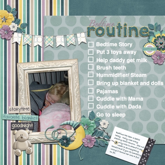 bedtime routine