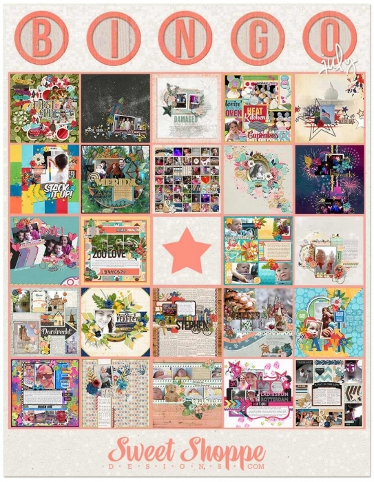 Bingo Card July