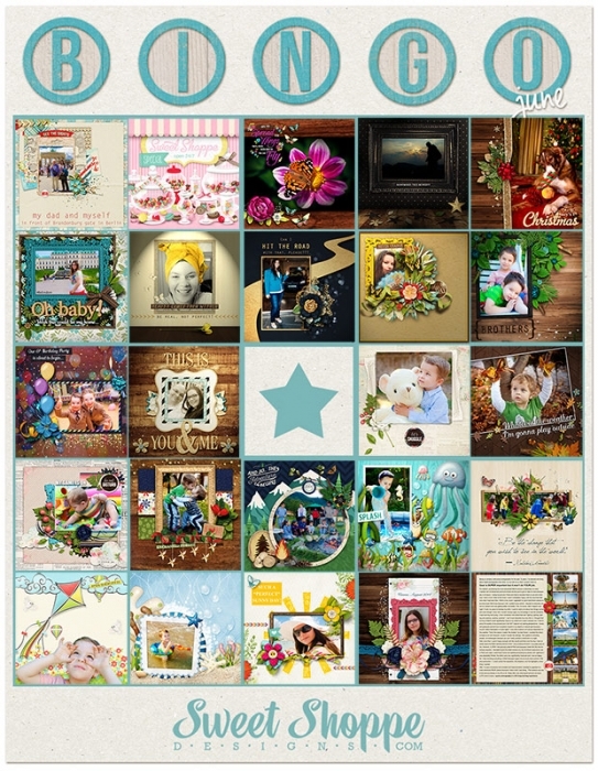 June 2015 Bingo Card