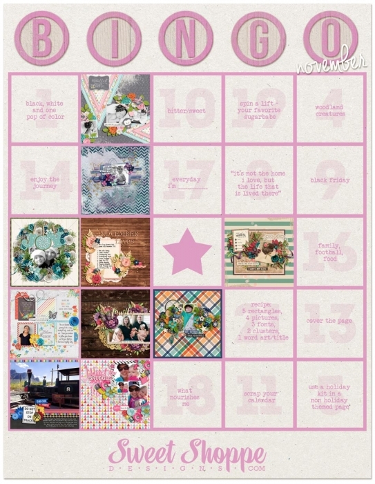 November Bingo Card