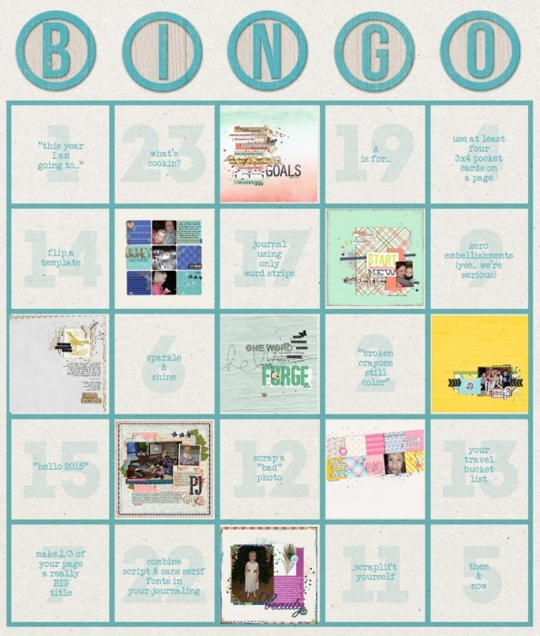 January Bingo Card