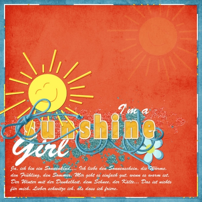 I'm a sunshine girl