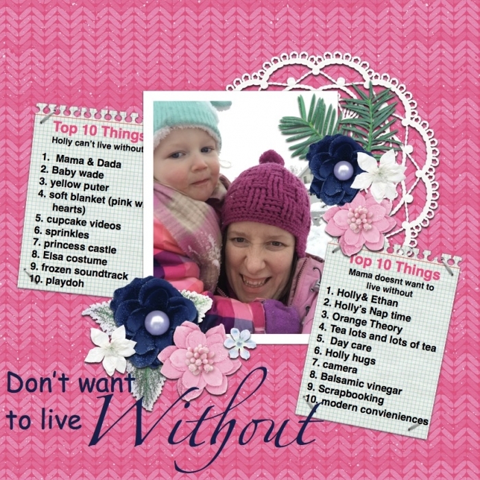 don't want to live without