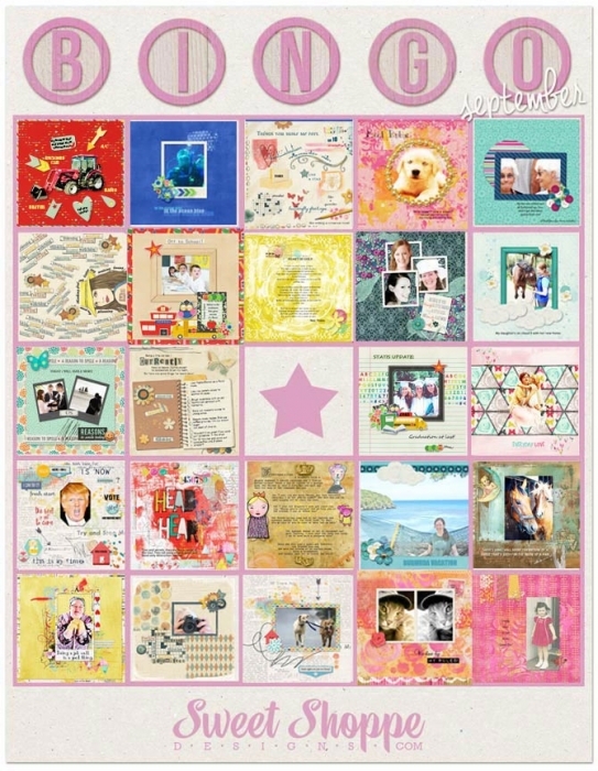 September Bingo Card