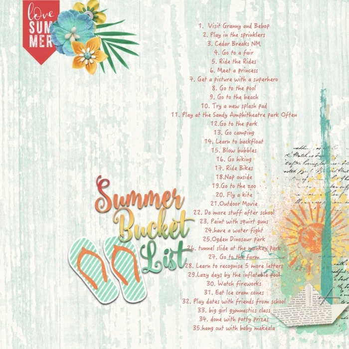 summer bucket list