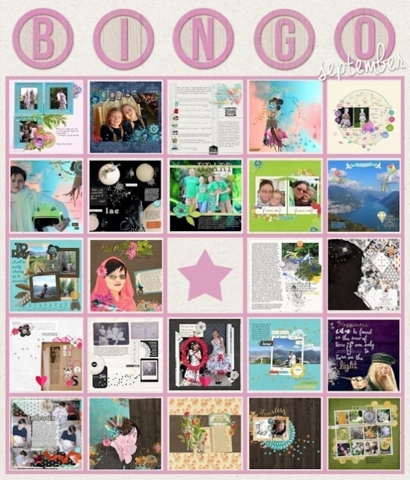 bingo card - finished my first ever!