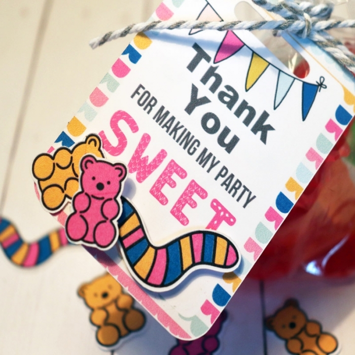 Party Thank You tag