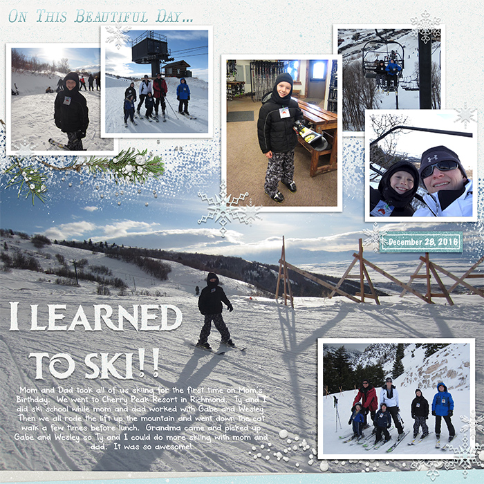 kylan-first-ski-day