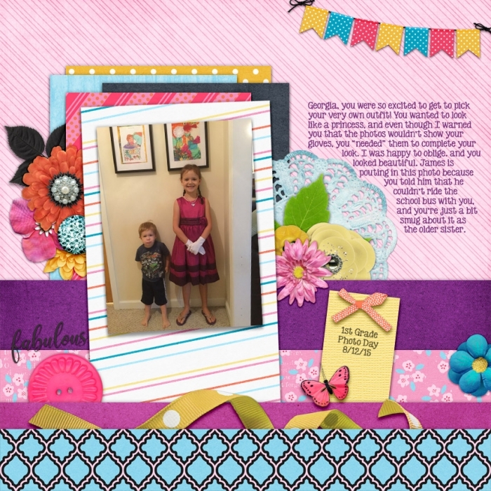 #18 Scraplift: 1st Grade Princess
