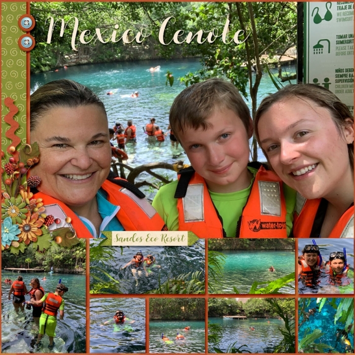 Mexico Cenote Left Page