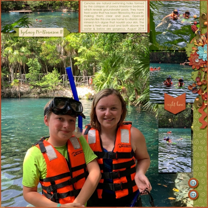 Mexico Cenote Right Page