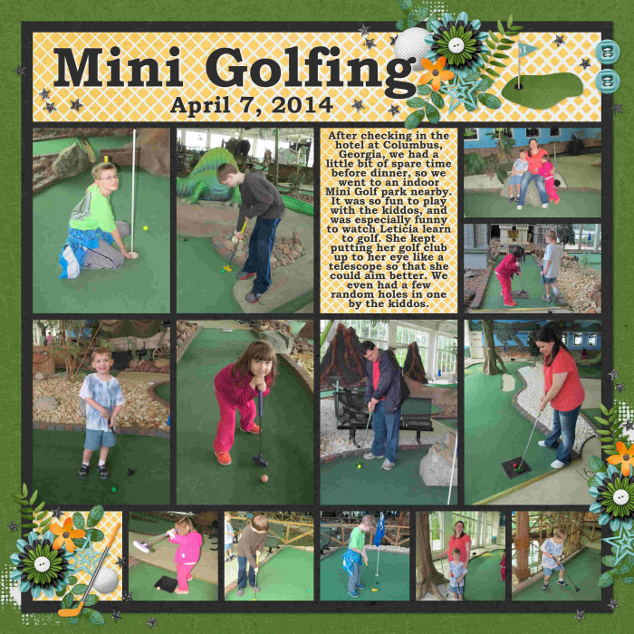 Mini Golfing