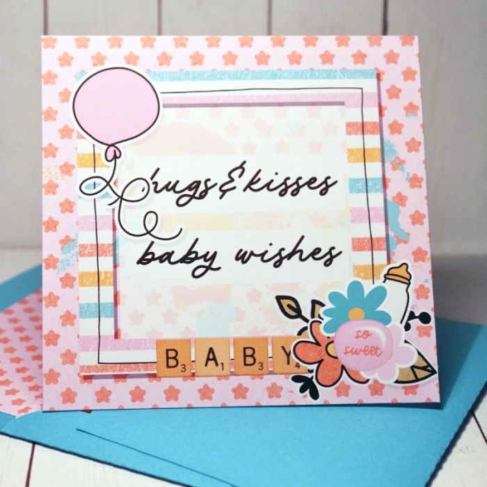 My Little Pumpkin card with matching envie