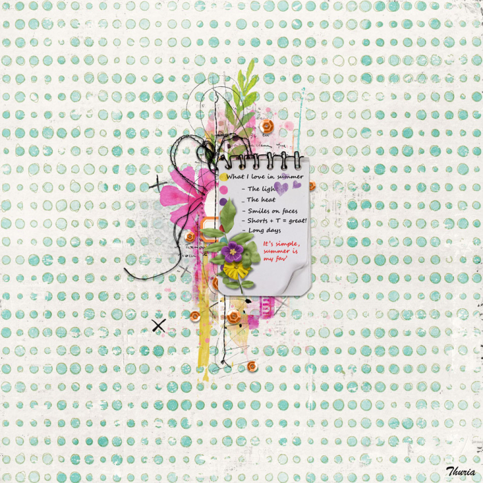 Scrap-A-Thon - Challenge 17 - Summer lovin
