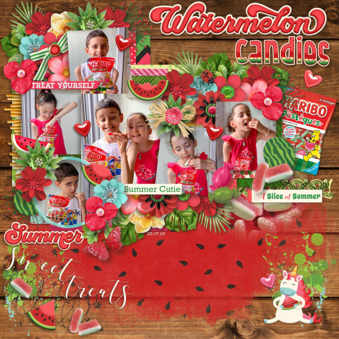 Watermelon candies