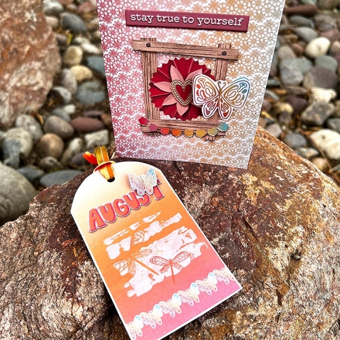 Hybrid Flutterby, Ladybug card