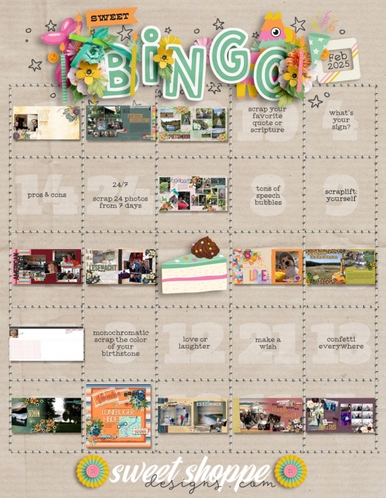 2025 Februar Bingo