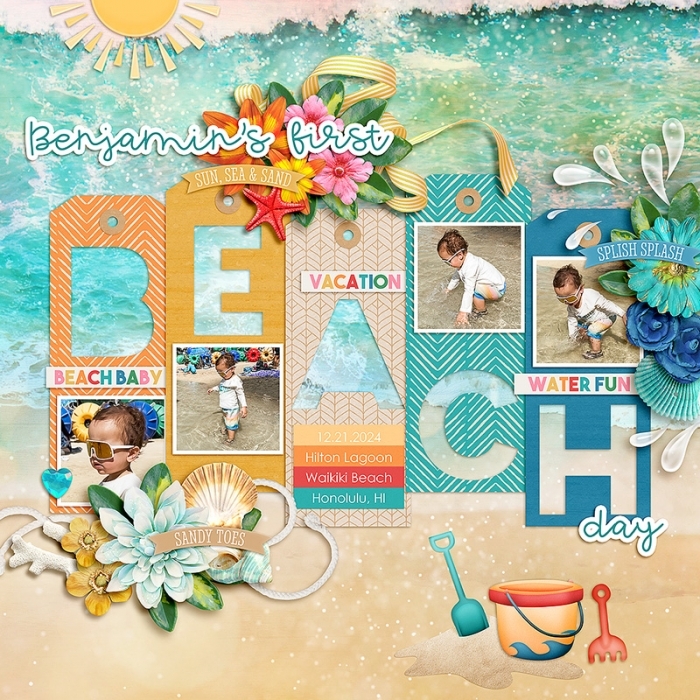 Benjamin's First Beach Day (version 2)