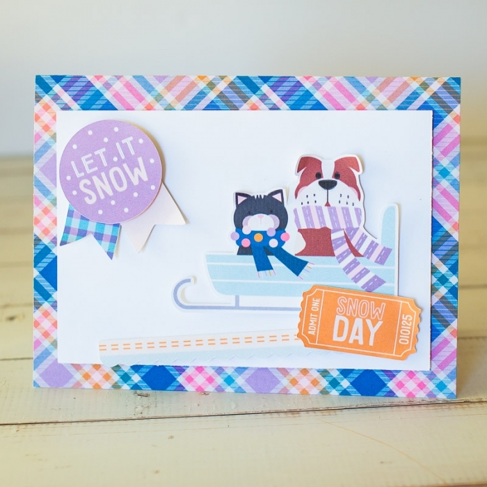 Let It Snow card (hybrid)