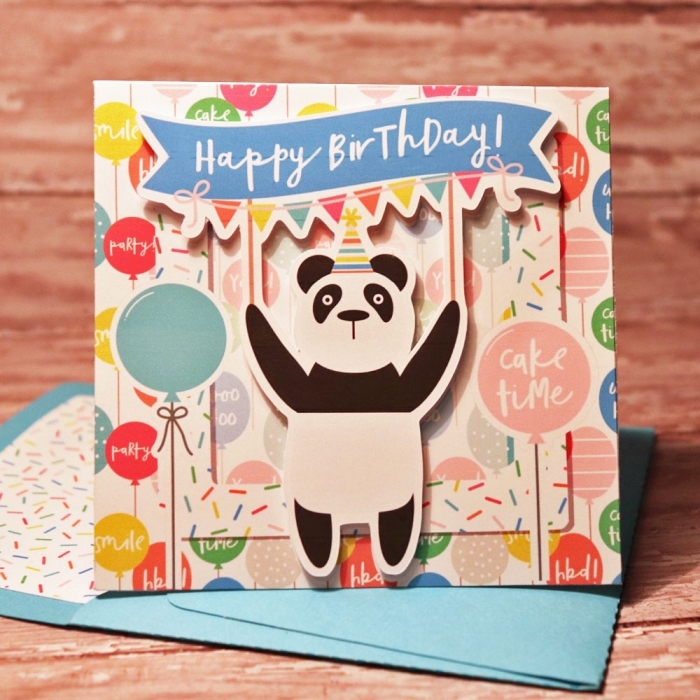 Happy Birthday Sprinkles Card with matching envelope