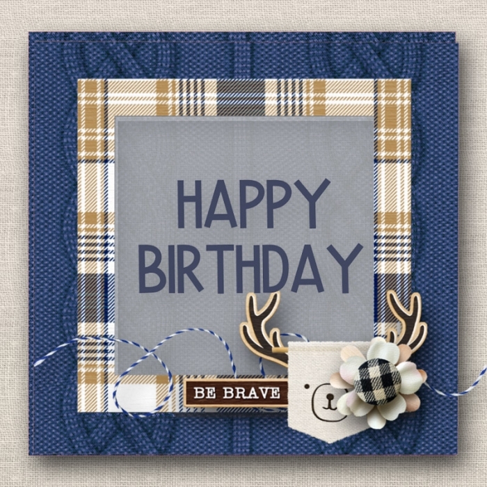 Happy Birthday card front