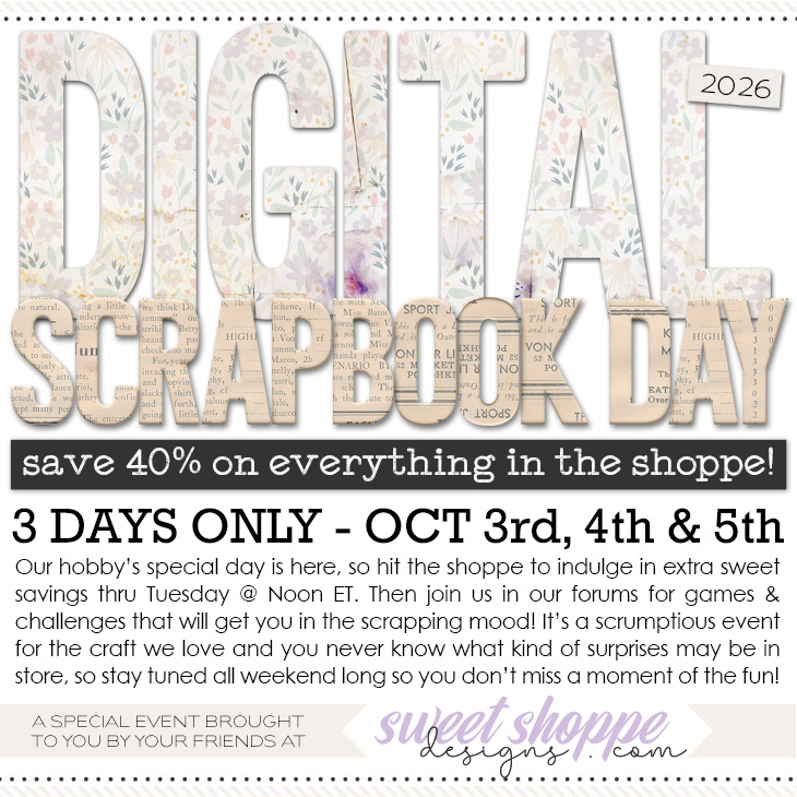Save 40% Storewide for Digital Scrapbook Day
