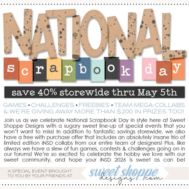 Save 40% Storewide for National Scrapbook Day