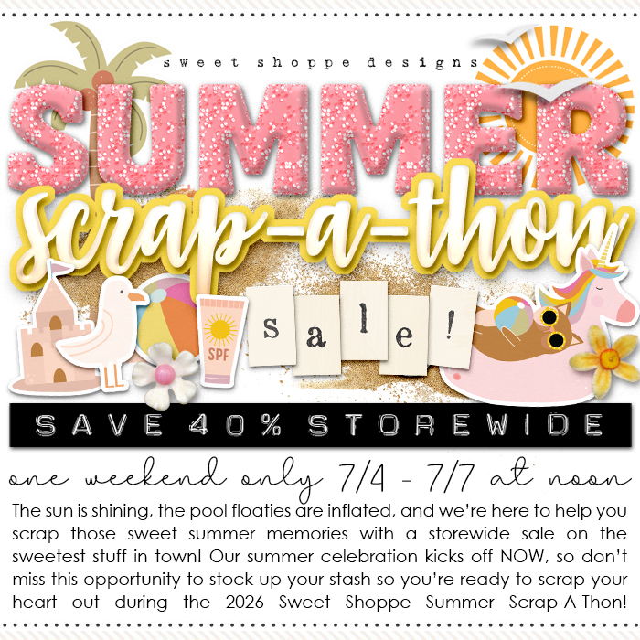 Summer Scrap-A-Thon Sale - Save 40% Storewide