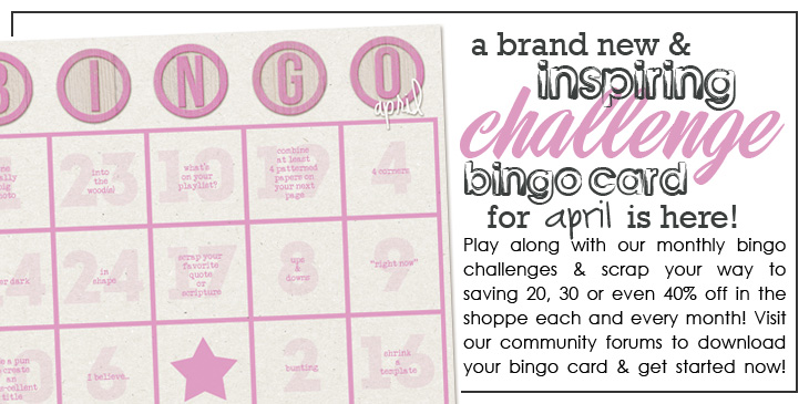 Challenge Bingo April Play Along To Earn Your Sweet Rewards!